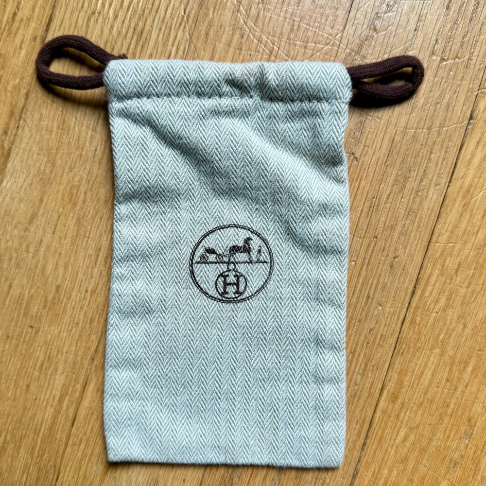 Authentic Hermes eyeglasses dust bag